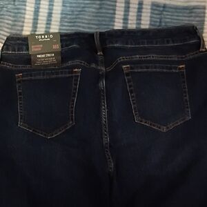 Torrid Dark Blue Boyfriend Jeans